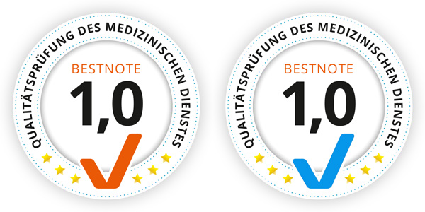 Hygge Betreuung hat die Bewertung durch den Medizinischen Dienst in Leipzig und Halle (Saale) jeweils mit Bestnote 1,0 bestanden.