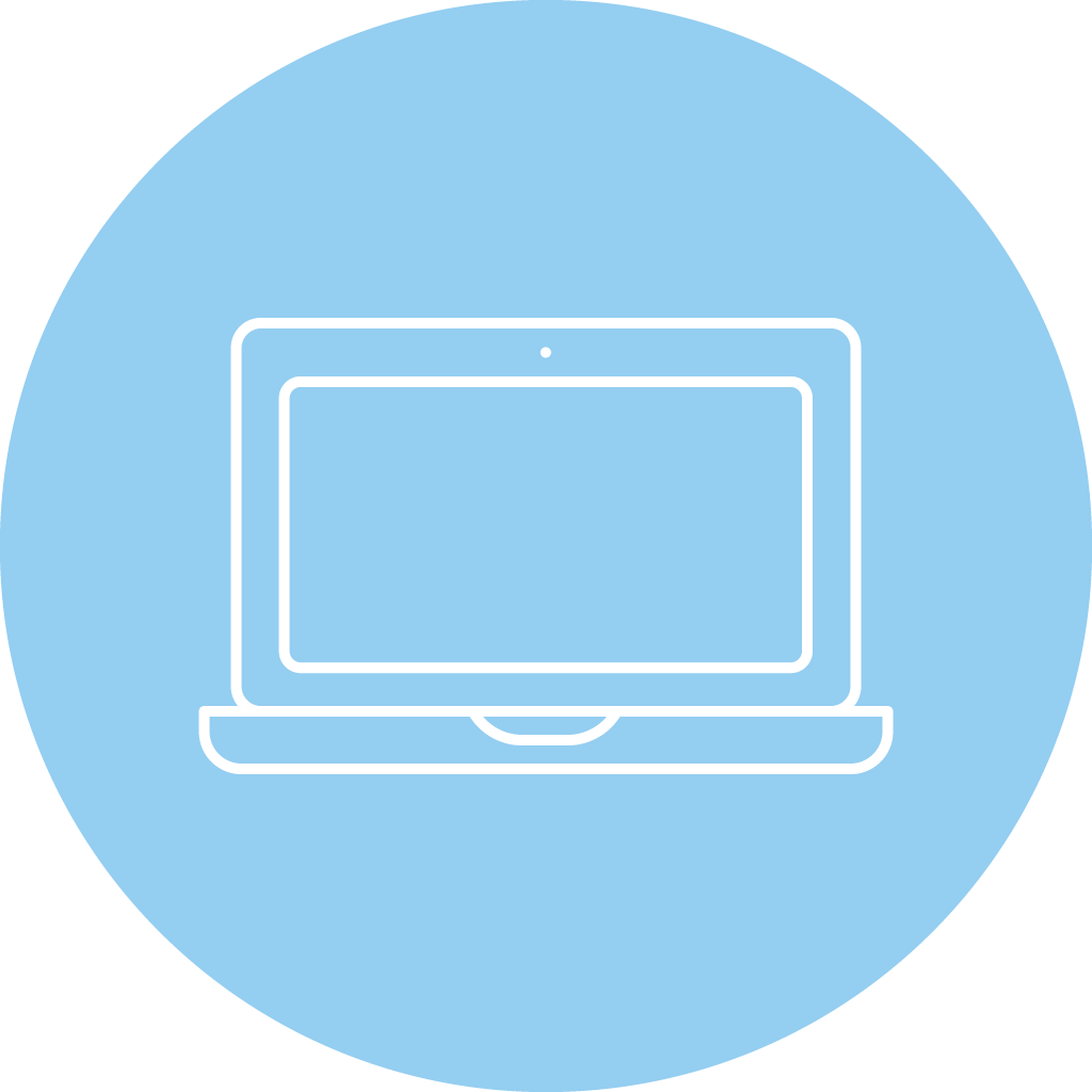 Icon eines Laptops