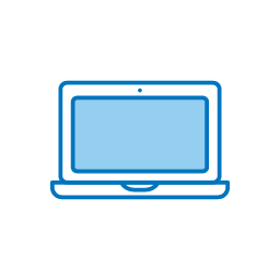 Icon eines Laptops